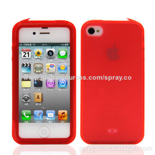 Slim Fit Premium TPU Folio Flip Cover Case for iPhone4, 4S